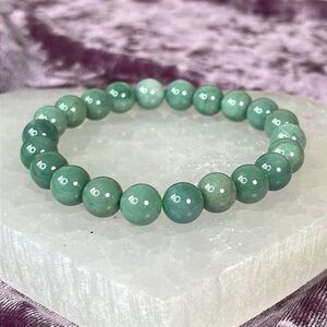 Guatemalan Jade beaded bracelet
